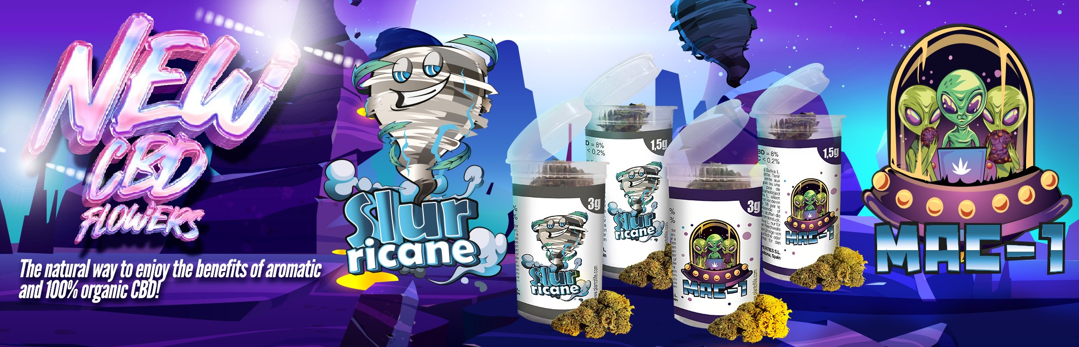 NEW MAC AND SLURRICANE CBD PLANT OF LIFE FLOWERS